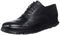 COLE HAAN MEN'S ZEROGRAND WINGTIP OXFORD LEATHER SHOES - BLACK - SIZE 11 - Like New