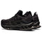 1012B068 ASICS Women's Kinsei Blast Running Shoe 6.5 Black/Black - Brand New