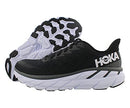 1110509 HOKA ONE ONE WOMEN'S CLIFTON 7 RUNNING SHOES BLACK/WHITE SIZE 8 Like New