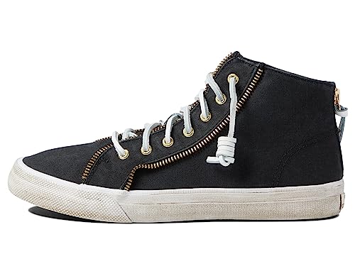 SPERRY WOMEN'S X REBECCA MINKOFF HIGH-TOP SNEAKER - BLACK - SIZE 8 - Like New
