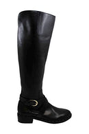 INC International Concepts Womens Fadora Leather Round Toe, Black, Size 10.5 - Like New