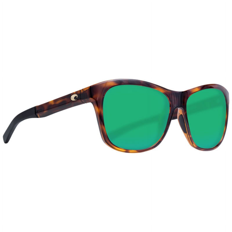 COSTA DEL MAR CDM VELA SUNGLASSES SHINY TORTOISE COPPER GREEN POLARIZED-580G - Like New