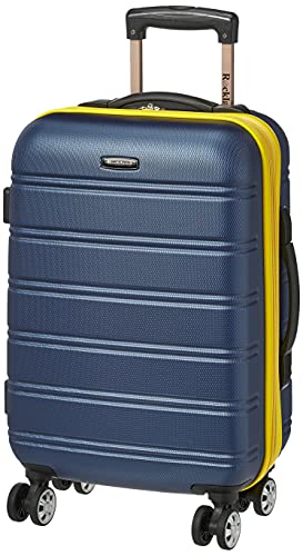 ROCKLAND MELBOURNE HARDSIDE EXPANDABLE SPINNER WHEEL LUGGAGE, 20" - NAVY - Brand New