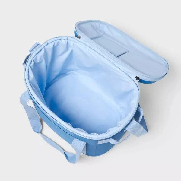 SUN SQUAD™ 24 CANS/20.7QT SOFT SIDED COOLER - BLUE - Like New