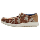 10046909 ARIAT MEN'S HILO STRETCH LACE SNEAKER TAN AZTEC WOOLY/TAN SIZE 10.5 Like New