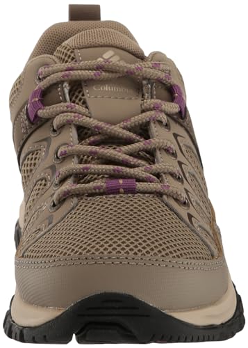 2076431227 Columbia Women's Granite Trail Pebble/Dark Lavender Size 8 Like New