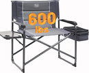 TIMBER RIDGE XXL OVERSIZED DIRECTORS CHAIR 600LBS - HEAVY DUTY - GRAY - Like New