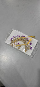 GENERIC KUNDAN SET WOMEN'S FORMAL JEWELRY KUNDAN WORK IMITATION PEAR STONES - Brand New