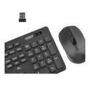 RIITEK RK200 WIRELESS KEYBOARD MOUSE COMBO - BLACK - Like New