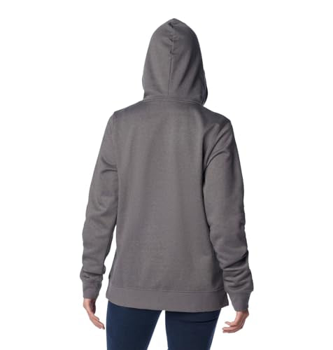 COLUMBIA WOMEN'S TREK GRAPHIC HOODIE - SIZE: WOMEN L - CITY GRAY HEATHER - Brand New