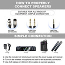 BAOLESH Wireless Microphone System, Two Channels, 514.60mhz-556.5mhz (BL-81) - Like New