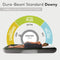 Intex 64763E DuraBeam Downy Air Mattress: Fiber-Tech, Queen, Pump, 10" - Grey - Like New