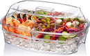 PRODYNE ON ICE PARTY PLATTER 3 PIECE SET RETAIL SLEEVE PACKAGING - CLEAR - Brand New
