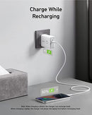 Anker 521 Power Bank 45W Wall Charger 5,000mAh 20W Portable Charger A1626 Green - Like New