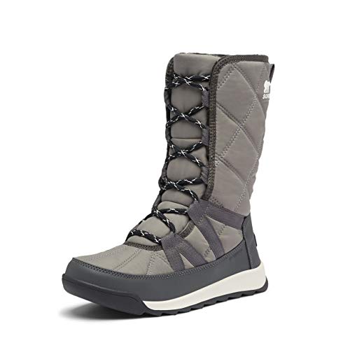 1921351052 SOREL WOMEN'S WHITNEY II TALL LACE WATERPROOF BOOTS, SIZE 10, QUARRY Like New