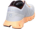 40.99699 On Running Women's Cloud X Sneakers, SILVER/ALMOND, Size 7 - Like New