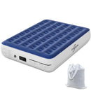 Sprinq Air Mattress Queen with Built in Pump, Inflatable Bed, TS-HE-002T - BLUE Like New