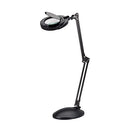 REALSPACE BRETINO LED MAGNIFIER DESK LAMP MOUNTING CLAMP 22"H - BLACK - Like New