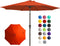 JEAREY 9FT OUTDOOR PATIO UMBRELLA - ORANGE RED - Like New