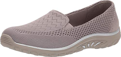 49244 Skechers womens Reggae Fest - Willows Dark Taupe Size 8.5 - Like New