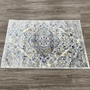 Luxe Weavers Distressed Floral Oriental Area Rug Cream 2x7 - Brand New