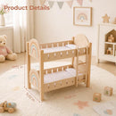 GUANYI WOODEN DOLLS BUNK BED - DOUBLE TIER DOLL BED - Like New