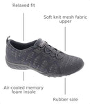 SKECHERS WOMEN'S BREATHE-EASY SIMPLE PLEASURE - SIZE: MEN 9 (EU M39) - CHARCOAL - Brand New