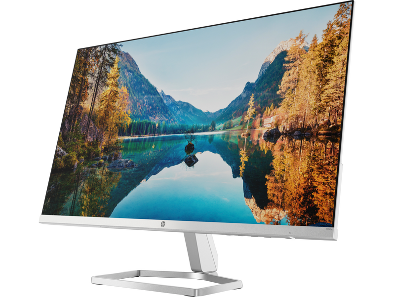 HP M24FW 24" FHD Monitor with AMD FreeSync Technology - Silver Like New