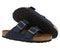 1014204 BIRKENSTOCK ARIZONA BS SANDALS - SIZE 12 US MENS/14 WOMENS - BLUE NIGHT Like New