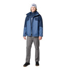 COLUMBIA MENS BUGABOO III FLEECE INTERCHANGE JACKET SMALL - DARK MOUNTAIN NAVY - Brand New