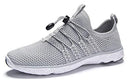 DLGJPA WOMEN'S LIGHTWEIGHT QUICK DRYING AQUA WATER SHOES - SIZE 7.5, LIGHT GRAY - Like New
