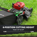 AMERISUN 170cc OHV Gas-Powered Lawn Mower Self-Propelled 21" B0F6CRFTTF - Like New