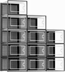 FKPRORJV LARGE SHOE STORAGE BOXES ORGANIZERS CLEAR PLASTIC STACKABLE 12 PK BLACK - Like New