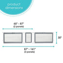 Summer Infant Custom Fit Walk-Thru Extra Wide Pet and Baby Gate - Scratch & Dent