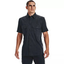 UNDER ARMOUR MEN'S CLASS B SHORT SHORT SLEEVE BUTTON DOWN - MEDIUM- DARK NAVY - Like New
