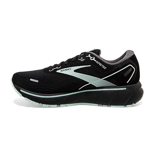 1203551B015 BROOKS WOMEN'S GHOST 14 GTX BLACK/BLACKENED PEARL/AQUAGLASS SIZE 5 Like New