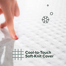 ZINUS 10 INCH TWIN COOLING ESSENTIAL FOAM MATTRESS AFFORDABLE QUALITY - WHITE - Like New