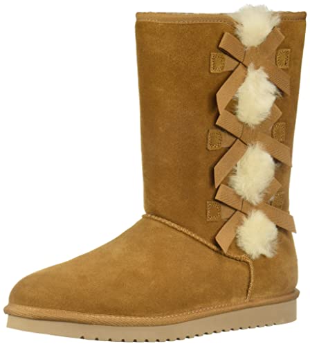 1015875 KOOLABURRA UGG WOMEN'S VICTORIA TALL BOOT SIZE 8 DISCONTINUED CHESTNUT Like New