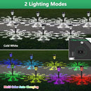 Ornnut 10 Pack Pathway Lights, IP65 Waterproof, Color Changing + Cool White - Like New