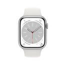 Apple Watch Series 8 GPS Cell 45mm Alu Case White Band MP4W3LL/A - Like New
