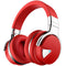 Silensys E7 Active Noise Cancelling Headphones Bluetooth Headphones - Red Like New