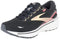 1203801B005 BROOKS WOMEN'S RUNNING SHOE BLACK/ORANGE/RASPBERRY - Scratch & Dent