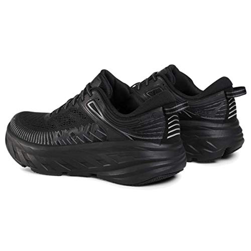 1110519 HOKA WOMENS BONDI 7 BLACK SIZE 5.5 - Like New
