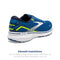 BROOKS MEN'S GHOST 15 RUNNING SHOE - BLUE/NIGHTLIFE/WHITE - SIZE 9 - Like New