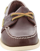 0195115 SPERRY AUTHENTIC ORIGINAL MEN'S CASUAL SHOES - SIZE 8.5- CLASSIC BROWN Like New