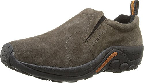 MERRELL MEN'S JUNGLE LEATHER SLIP-ON SHOE - SIZE 12 - GUNSMOKE - Scratch & Dent