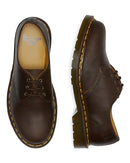 11838201 DR. MARTENS UNISEX 1461 OXFORD, DARK BROWN CRAZY HORSE, SIZE 11M/12W Like New