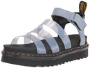 Dr. Martens Women's Blaire Jelly Sandal Zen Blue Glitter TPU&ZenBlue Pisa Size 7 - Like New