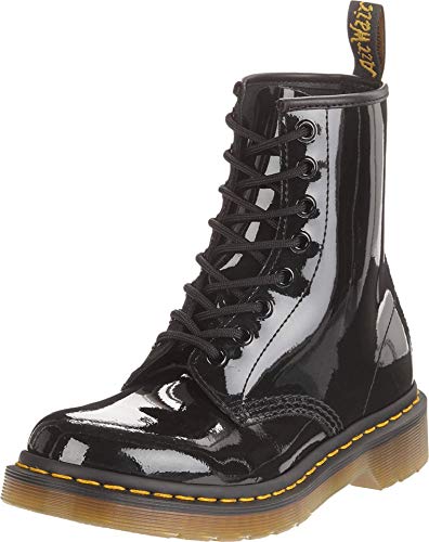 11821011 WOMEN'S 1460 CLASSIC PATENT LAMPER BLACK SIZE 8 - Like New