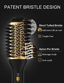 LANDOT HAIR BLOW DRYER BRUSH AND VOLUMIZER SM-5368 - GOLD Like New